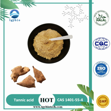 CAS de ácido tánico de alta calidad de grado alimenticio 1401-55-4